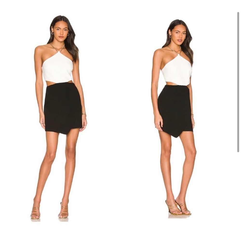 Amanda Uprichard | NEW Tyler Dress in Ivory & Black Size XS